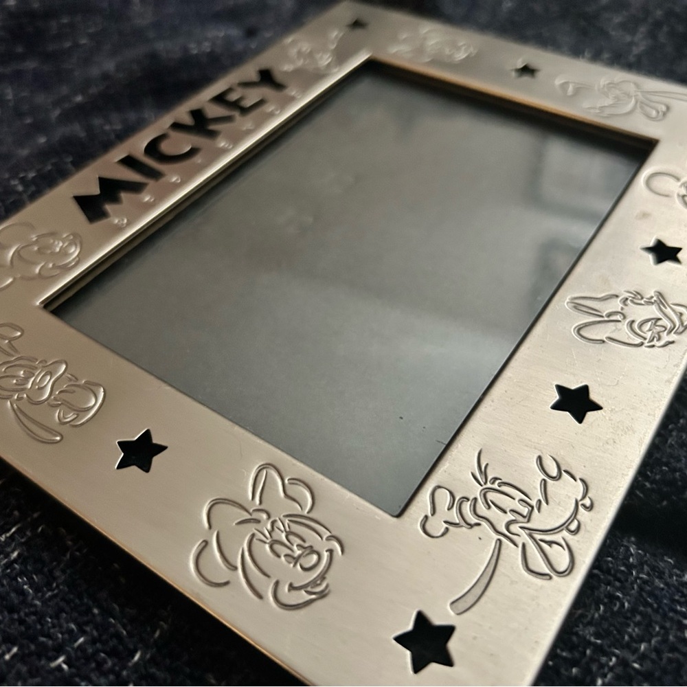 Disney Parks Mickey and Friends Pewter Picture Photo Frame 3.25” x 4.75” (photo) - Picture 5 of 5